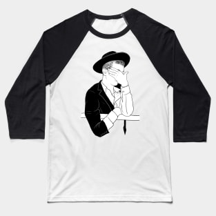 Orthodox jewish boy closing his face Baseball T-Shirt